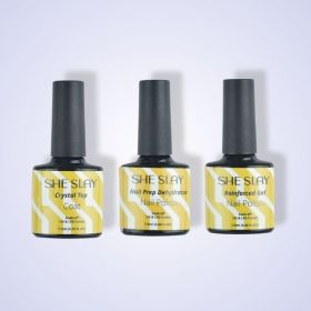 SheSlay Trio Coat Function Gel | UV Soak-Off Nail Prep, Top Coat & Reinforcement ��� 7.5ml