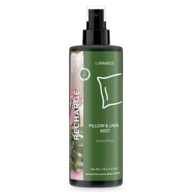 All-Natural Recharge Pillow & Linen Spray ��� 4oz Aromatherapy Mist with Eucalyptus, Rosemary & Mint for Relaxation & Stress Relief ��� Water-Based
