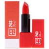 The Lipstick - 243 Shiny Coral Red by 3INA for Women - 0.11 oz Lipstick