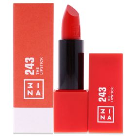 The Lipstick - 243 Shiny Coral Red by 3INA for Women - 0.11 oz Lipstick