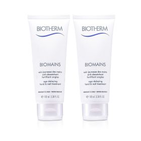 BIOTHERM - Biomains Age Delaying Hand & Nail Treatment Duo Pack - Water Resistant  2x100ml/3.38oz