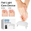 EOHOE Nail Light Care Device, Hand And Foot Gray Nail Repair Yellow Nail Thickening Soft Nail Bright Nail Cleaning Care