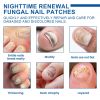 Ximonth Nighttime Renewal Fungal Nail Patches, Repair And Thickening Gray Nail Insert Soft Nail Care Patch