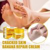 West&Month Cracked Skin Banana Repair Cream, Nourishing And Moisturizing Foot Repair Cream To Soften Exfoliation And Remove Dead Skin Calluses