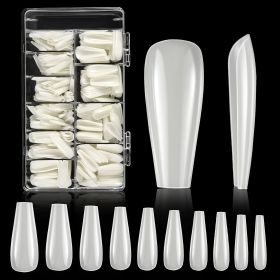 Seamless Fake Nails Natural Color(500pcs) (default: default)