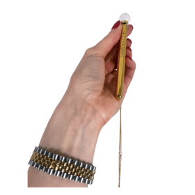 Minerva ��������� Stainless Steel Wearable Vibrator (Color: Gold)