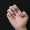 Love Scratch 10PCs Hand-painted Cartoon Short Press-on Nails